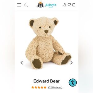 Jellycat Edward Bear